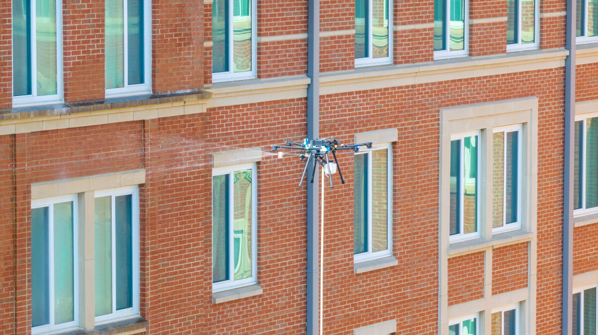 Reaching New Heights: Introducing Drone Cleaning Solutions